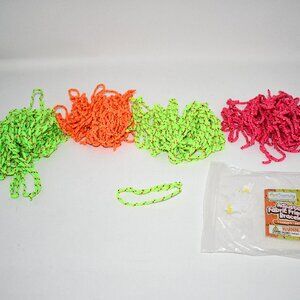 ArtCreativity Adjustable Friendship Bracelets Pack of 144 Neon Fabric Wristbands